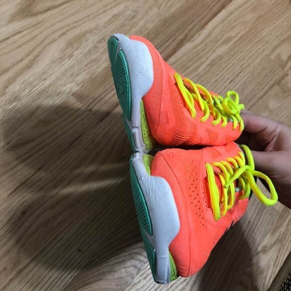 ASICS T583N Women’s Sneakers Sz 9 Orange - Picture 6 of 8